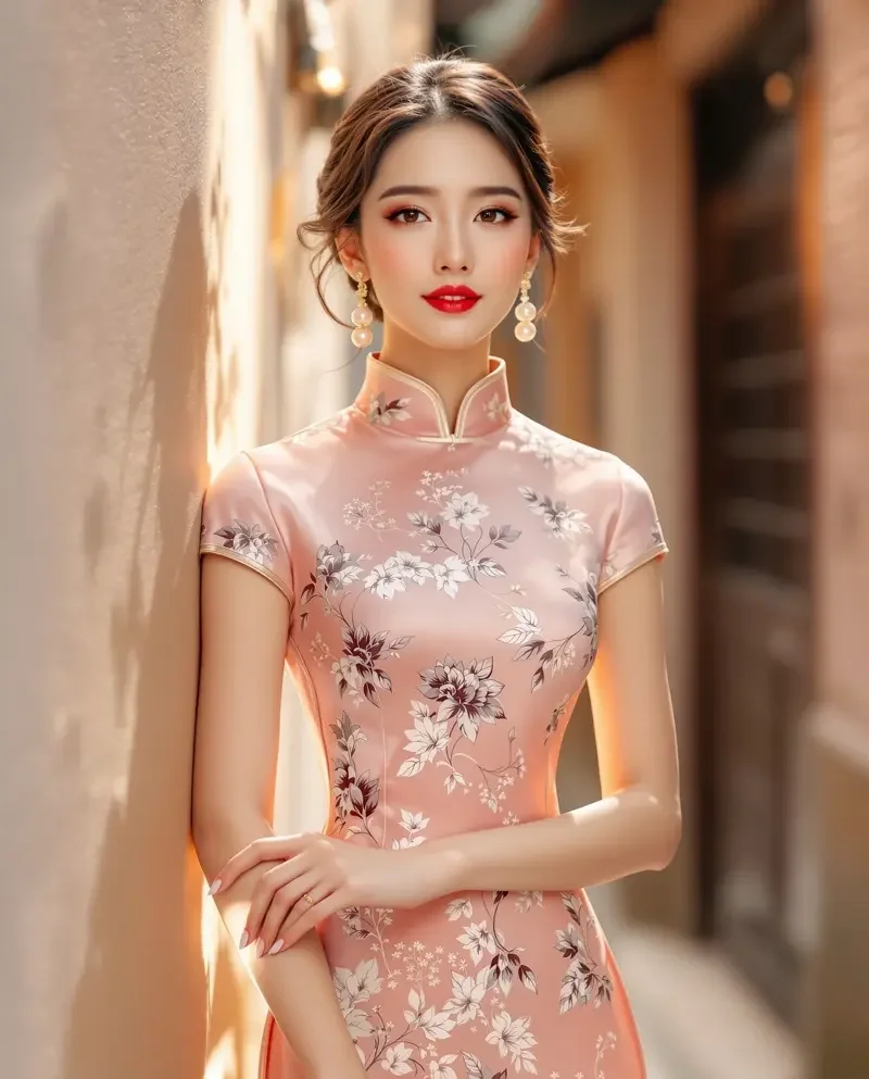 编辑精选：复古旗袍的东方风情 - 美女图片秀