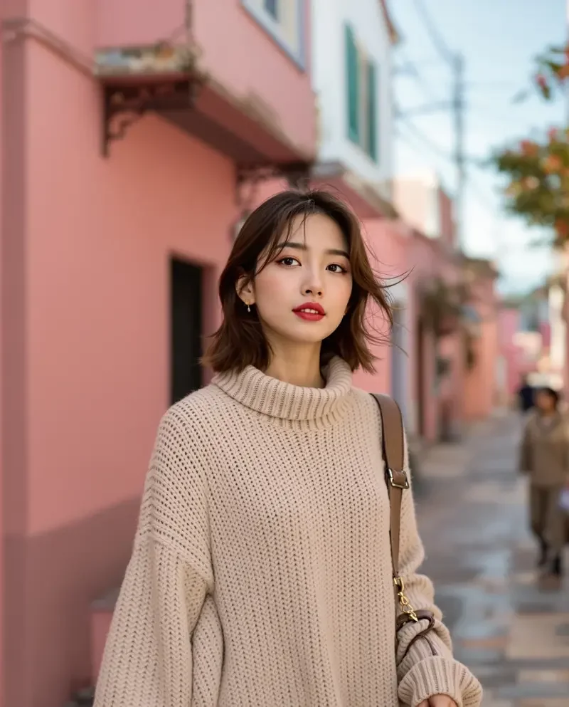 粉墙巷陌的烟火日常 - 美女图片秀慵懒居家写真图集